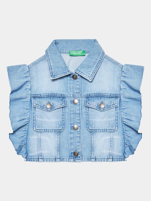 United Colors Of Benetton United Colors Of Benetton Елек 25HHCJ00D Син Regular Fit