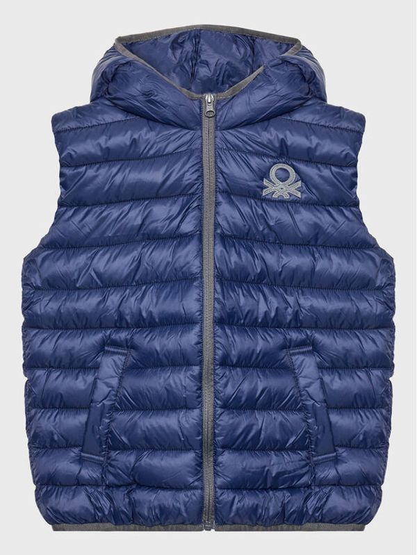 United Colors Of Benetton United Colors Of Benetton Елек 2TWDCJ007 Тъмносин Regular Fit