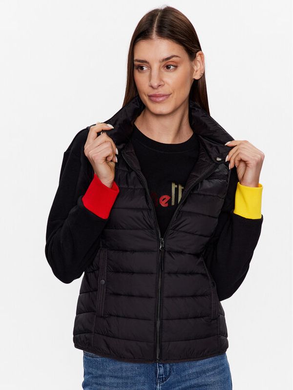 United Colors Of Benetton United Colors Of Benetton Елек 2TWDDJ003 Черен Regular Fit