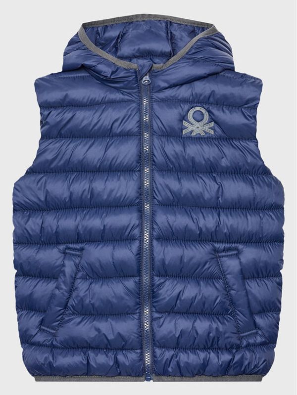 United Colors Of Benetton United Colors Of Benetton Елек 2TWDGJ006 Тъмносин Regular Fit