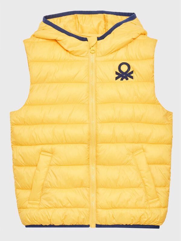 United Colors Of Benetton United Colors Of Benetton Елек 2TWDGJ006 Жълт Regular Fit