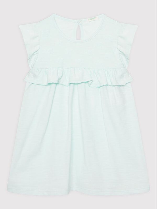 United Colors Of Benetton United Colors Of Benetton Ежедневна рокля 31KAAV001 Син Regular Fit