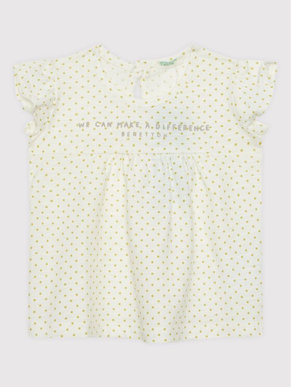 United Colors Of Benetton United Colors Of Benetton Ежедневна рокля 34TCB1005 Жълт Regular Fit