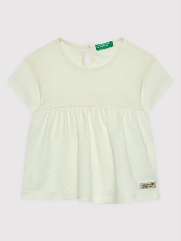 United Colors Of Benetton United Colors Of Benetton Ежедневна рокля 3I1XG101Y Бежов Regular Fit