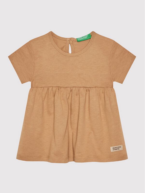 United Colors Of Benetton United Colors Of Benetton Ежедневна рокля 3I1XG101Y Кафяв Regular Fit