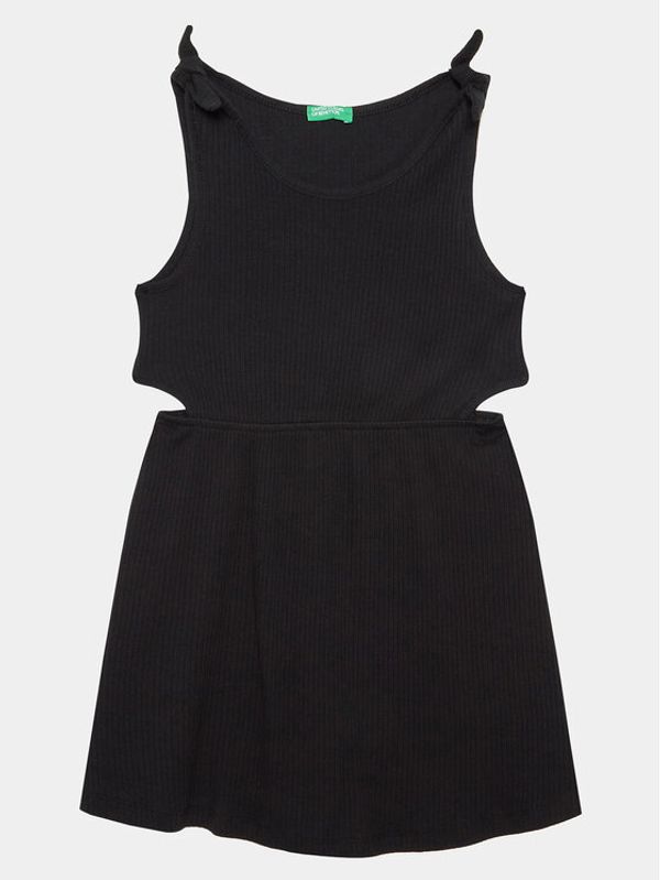 United Colors Of Benetton United Colors Of Benetton Ежедневна рокля 3ZZUCV00E Черен Regular Fit