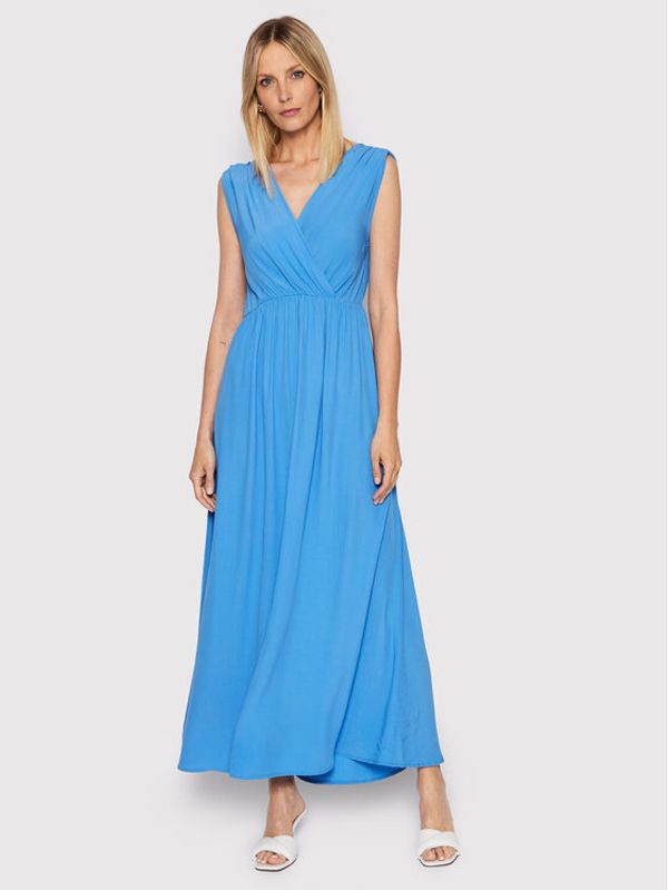 United Colors Of Benetton United Colors Of Benetton Ежедневна рокля 43A0DV01N Син Regular Fit