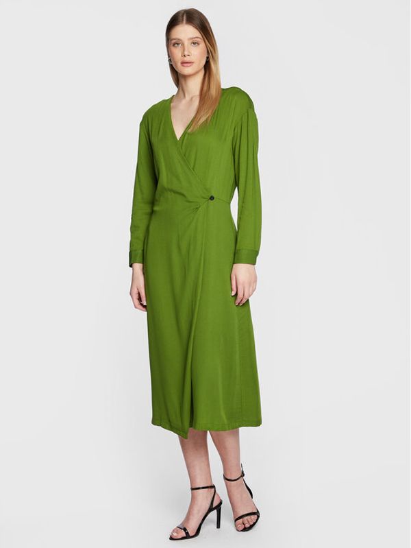 United Colors Of Benetton United Colors Of Benetton Ежедневна рокля 43B2DV02K Зелен Regular Fit