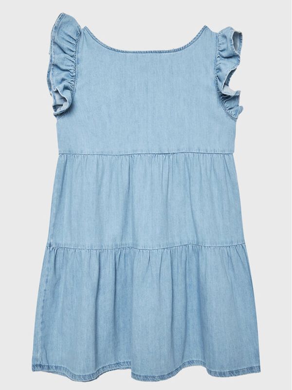 United Colors Of Benetton United Colors Of Benetton Ежедневна рокля 4AD6CV018 Син Regular Fit