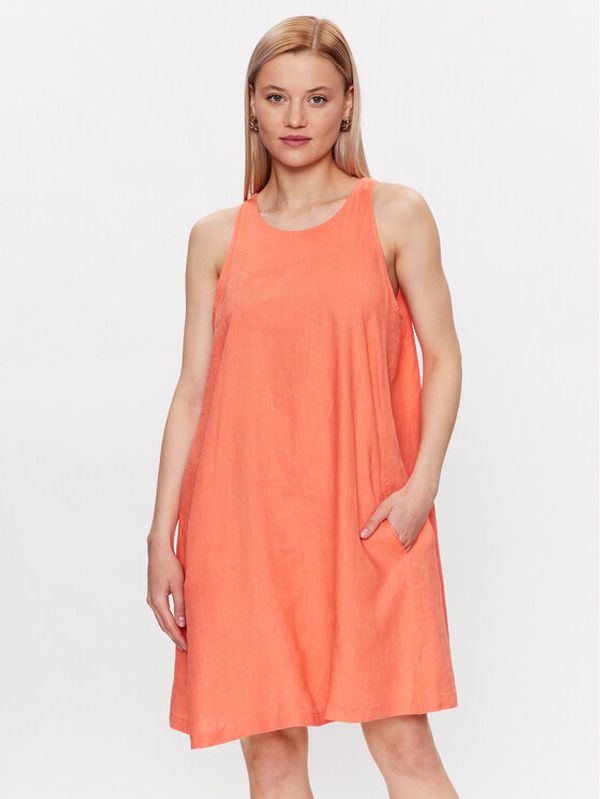 United Colors Of Benetton United Colors Of Benetton Ежедневна рокля 4AGHDV02U Оранжев Regular Fit