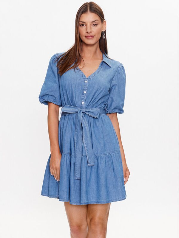 United Colors Of Benetton United Colors Of Benetton Ежедневна рокля 4DHJDV04J Син Regular Fit