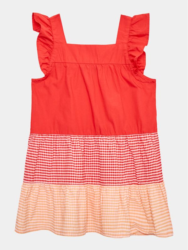 United Colors Of Benetton United Colors Of Benetton Ежедневна рокля 4EW7GV00U Червен Regular Fit