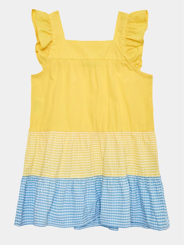 United Colors Of Benetton United Colors Of Benetton Ежедневна рокля 4EW7GV00U Жълт Regular Fit