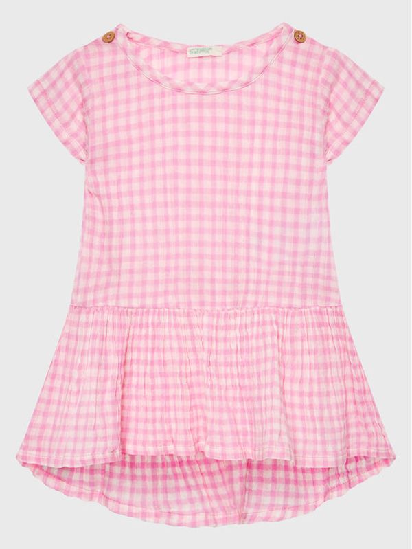 United Colors Of Benetton United Colors Of Benetton Ежедневна рокля 4GDKAV008 Розов Regular Fit