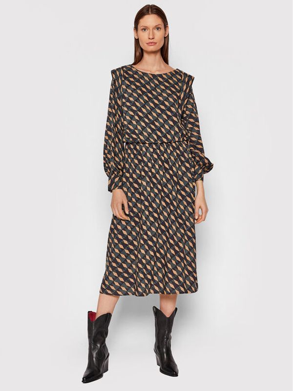 United Colors Of Benetton United Colors Of Benetton Ежедневна рокля 4Q4ZDV00S Цветен Relaxed Fit