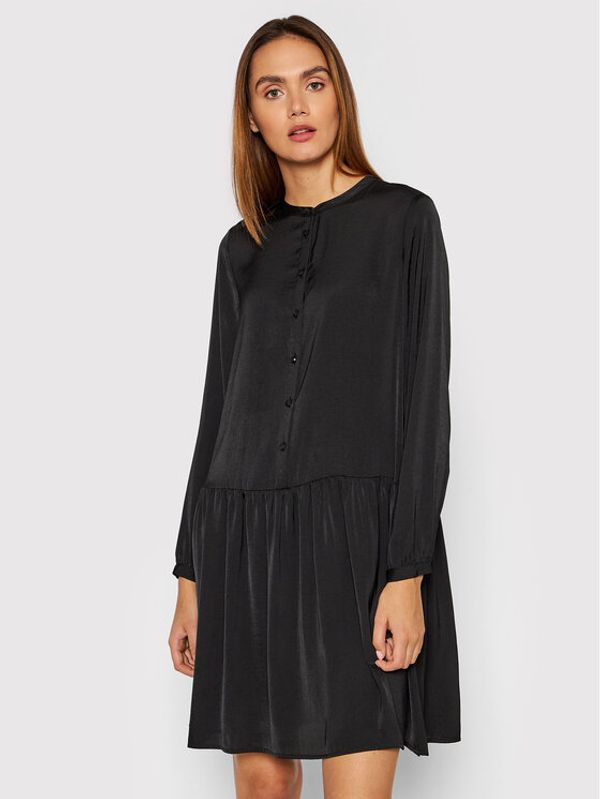 United Colors Of Benetton United Colors Of Benetton Ежедневна рокля 4RREDV00W Черен Regular Fit