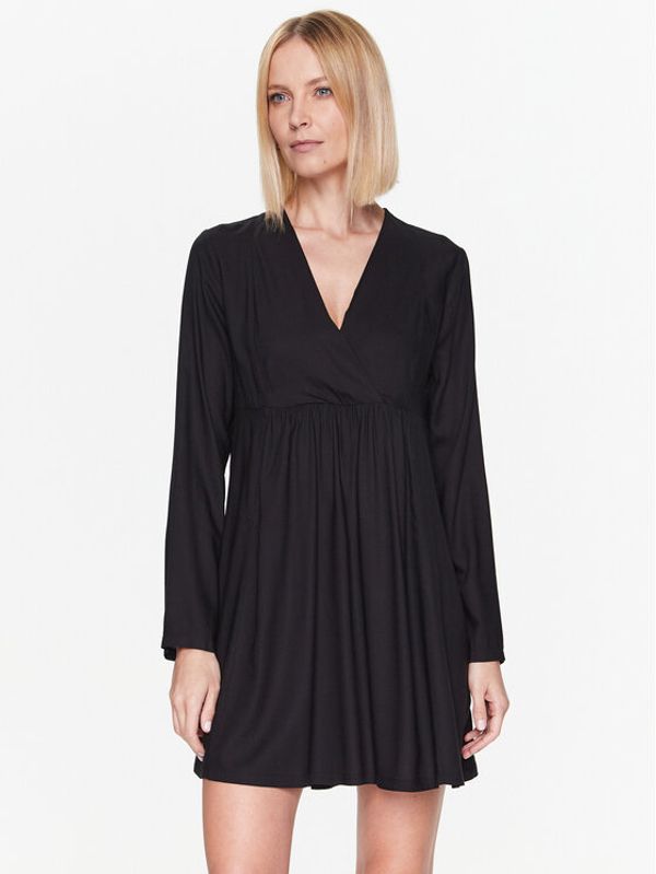 United Colors Of Benetton United Colors Of Benetton Ежедневна рокля 4SAFDV037 Черен Regular Fit