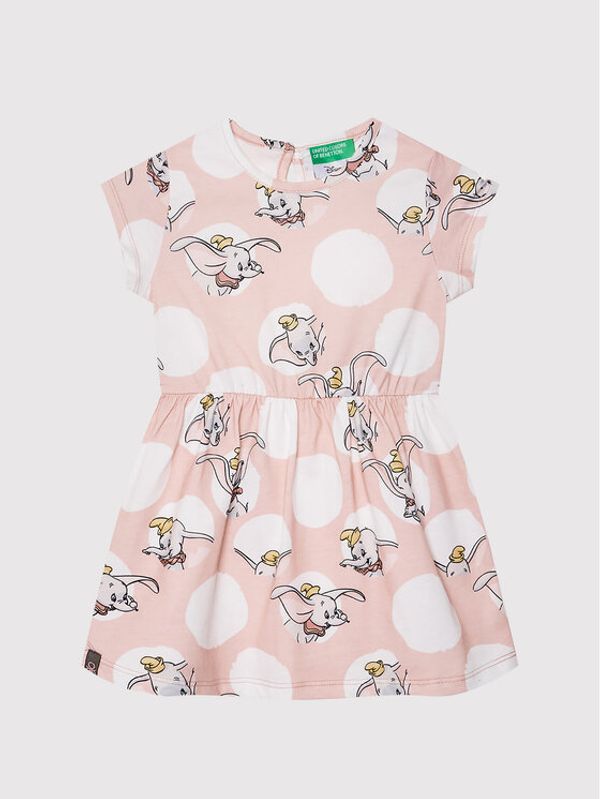 United Colors Of Benetton United Colors Of Benetton Ежедневна рокля DISNEY 3FNSGV008 Розов Regular Fit