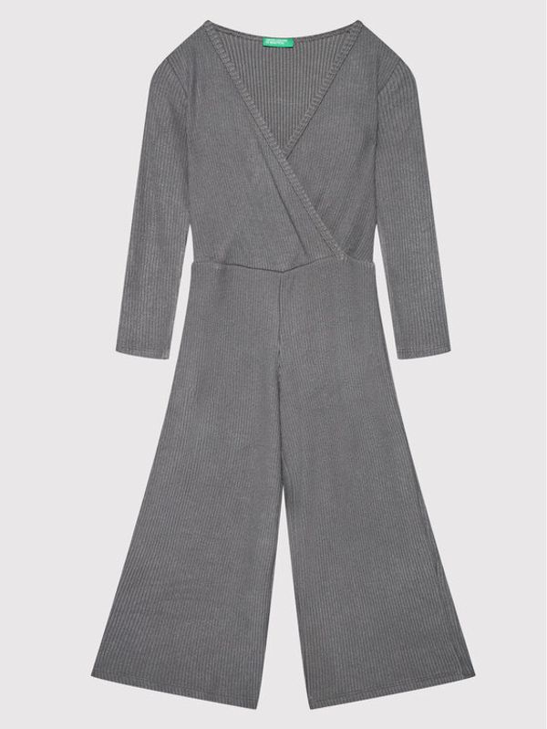 United Colors Of Benetton United Colors Of Benetton Гащеризон 3PNQZ4025 Сив Regular Fit