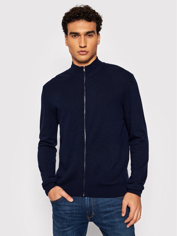 United Colors Of Benetton United Colors Of Benetton Кардиган 1002U5451 Тъмносин Regular Fit