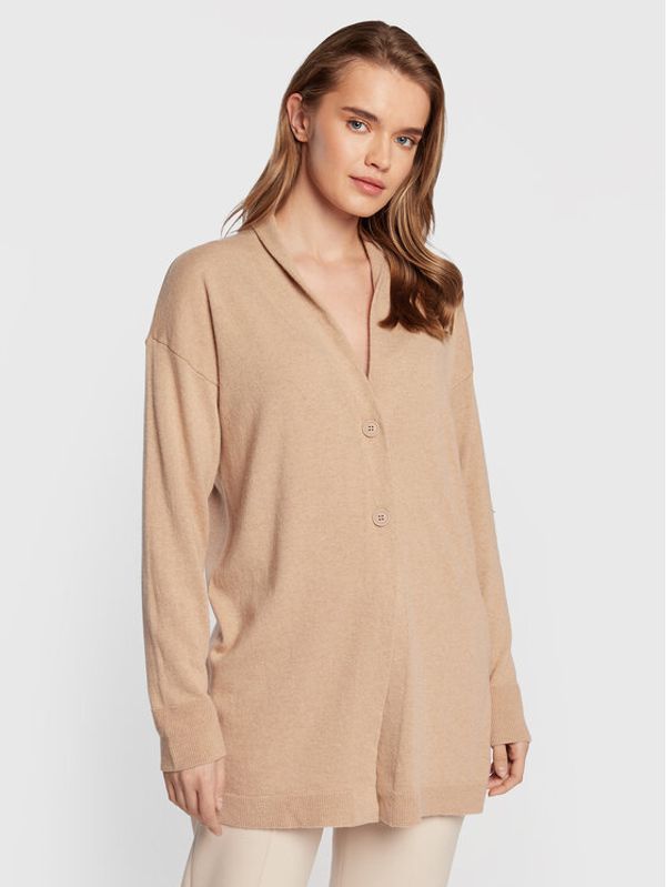 United Colors Of Benetton United Colors Of Benetton Кардиган 1035D600X Бежов Relaxed Fit