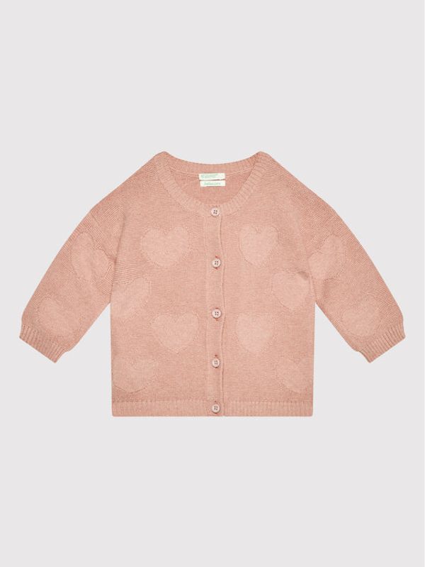 United Colors Of Benetton United Colors Of Benetton Кардиган 1036A5001 Розов Regular Fit