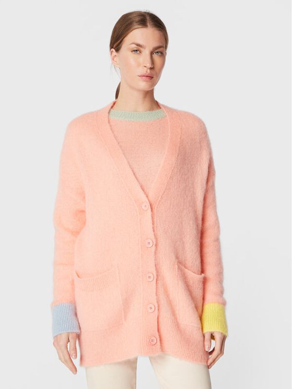 United Colors Of Benetton United Colors Of Benetton Кардиган 1042E601A Оранжев Oversize