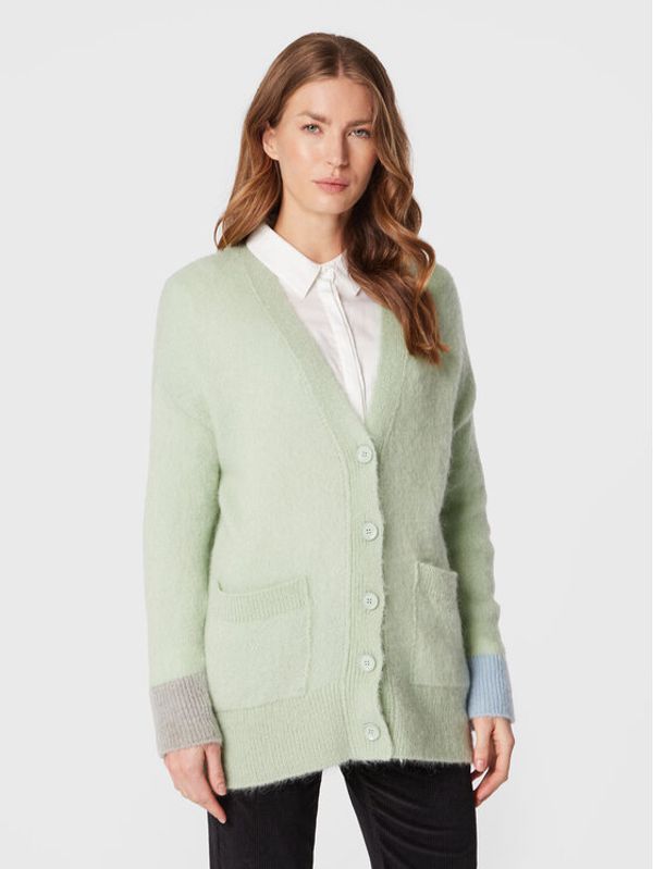 United Colors Of Benetton United Colors Of Benetton Кардиган 1042E601A Зелен Relaxed Fit