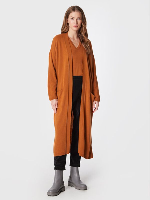 United Colors Of Benetton United Colors Of Benetton Кардиган 1044D600W Кафяв Regular Fit