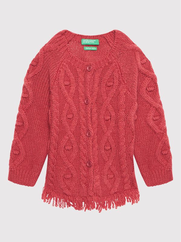 United Colors Of Benetton United Colors Of Benetton Кардиган 1276C5452 Розов Regular Fit