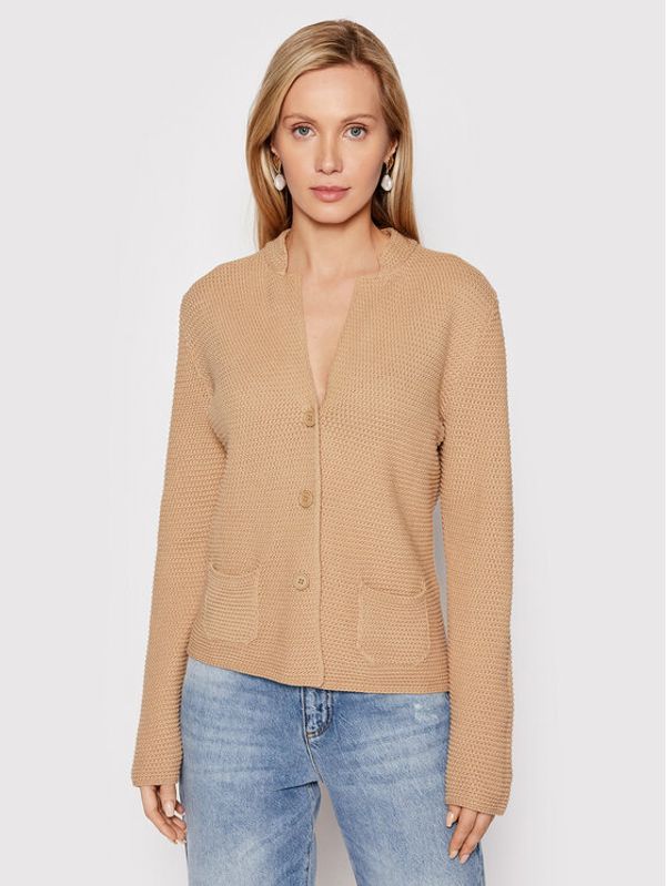 United Colors Of Benetton United Colors Of Benetton Кардиган 1494D6833 Бежов Regular Fit