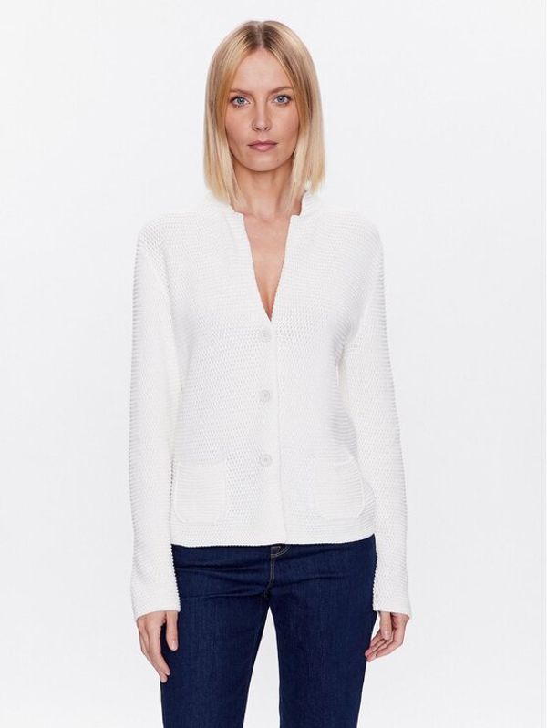 United Colors Of Benetton United Colors Of Benetton Кардиган 1494D6833 Бял Regular Fit