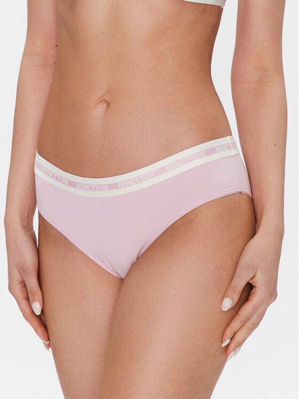 United Colors Of Benetton United Colors Of Benetton Класически дамски бикини 3OP81S00M Розов