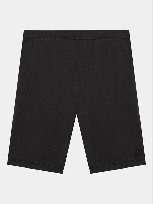 United Colors Of Benetton United Colors Of Benetton Колоездачни шорти 3MT1C901D Черен Slim Fit