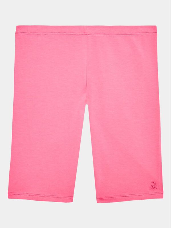 United Colors Of Benetton United Colors Of Benetton Колоездачни шорти 3MT1C901D Розов Slim Fit