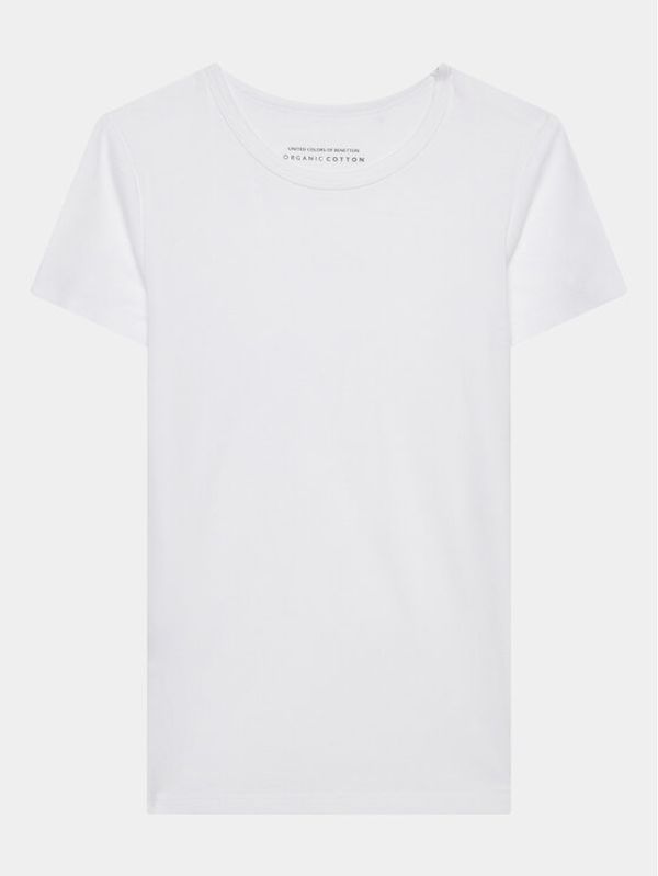 United Colors Of Benetton United Colors Of Benetton Комплект 2 тишъртки 3OP80M018 Сив Regular Fit