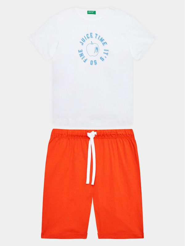 United Colors Of Benetton United Colors Of Benetton Комплект тишърт и панталонки 3096GK00B Regular Fit