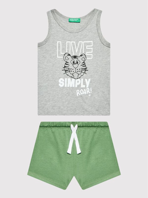 United Colors Of Benetton United Colors Of Benetton Комплект топ и панталонки 3096GK002 Цветен Regular Fit