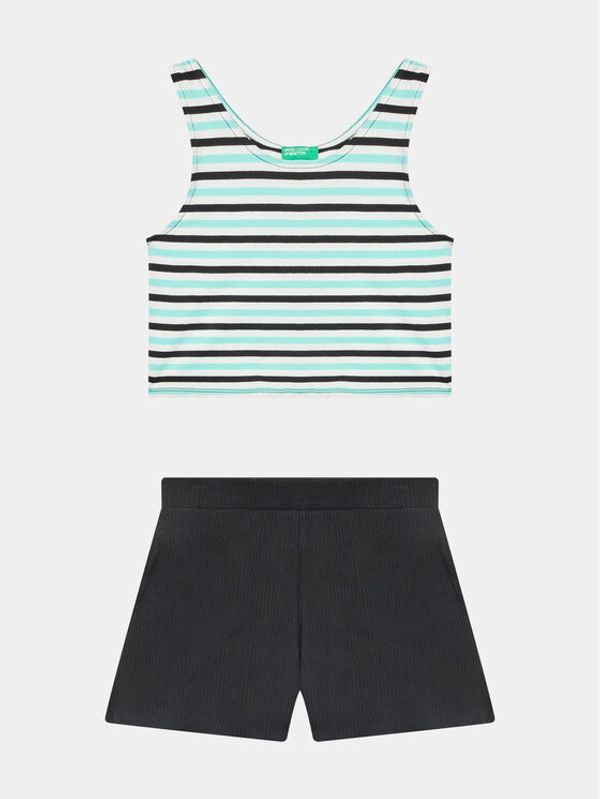 United Colors Of Benetton United Colors Of Benetton Комплект топ и панталонки 3NVVCK008 Цветен Regular Fit