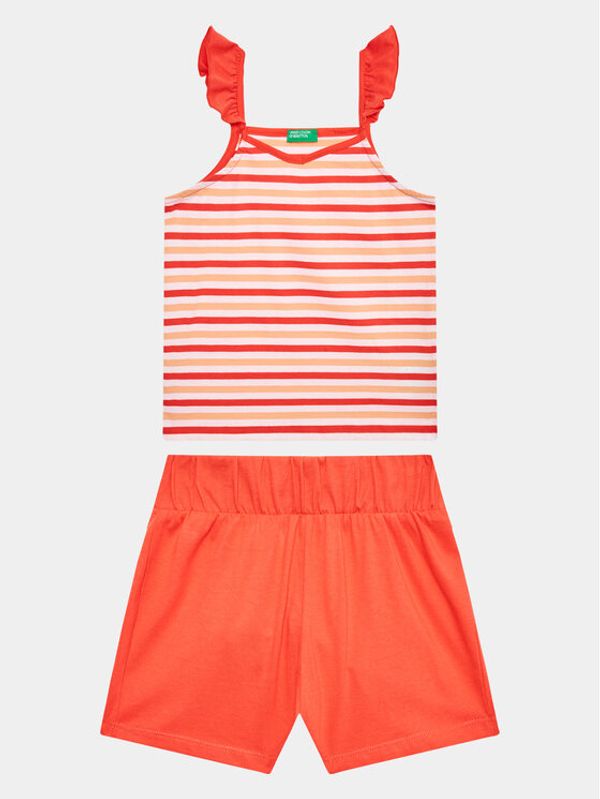 United Colors Of Benetton United Colors Of Benetton Комплект топ и панталонки 3NVVGK009 Цветен Regular Fit