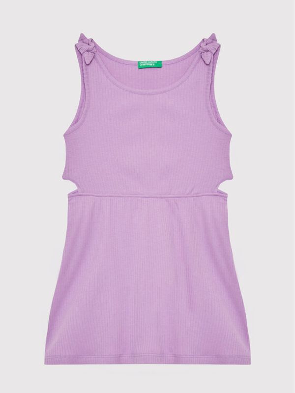 United Colors Of Benetton United Colors Of Benetton Лятна рокля 3HCGCV005 Виолетов Regular Fit