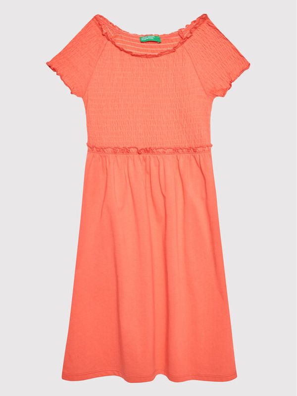 United Colors Of Benetton United Colors Of Benetton Лятна рокля 3IUE0V005 Розов Regular Fit