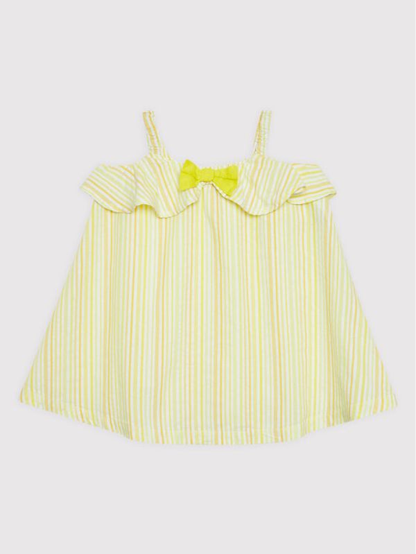 United Colors Of Benetton United Colors Of Benetton Лятна рокля 41CFGV00C Жълт Regular Fit