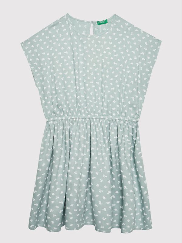 United Colors Of Benetton United Colors Of Benetton Лятна рокля 49RUCV009 Син Regular Fit