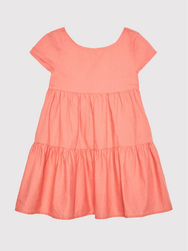 United Colors Of Benetton United Colors Of Benetton Лятна рокля 4BE7CV004 Оранжев Regular Fit