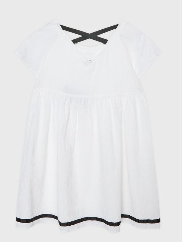 United Colors Of Benetton United Colors Of Benetton Лятна рокля 4O9TCV013 Бял Regular Fit