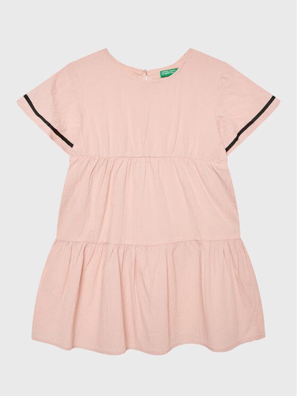 United Colors Of Benetton United Colors Of Benetton Лятна рокля 4O9TGV00P Розов Regular Fit