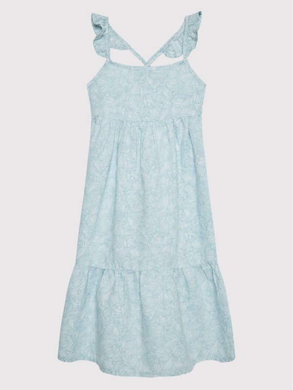 United Colors Of Benetton United Colors Of Benetton Лятна рокля 4PL9CV003 Син Regular Fit