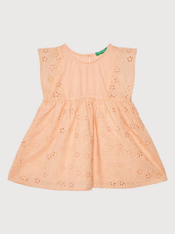 United Colors Of Benetton United Colors Of Benetton Лятна рокля 4POCGV00B Оранжев Regular Fit