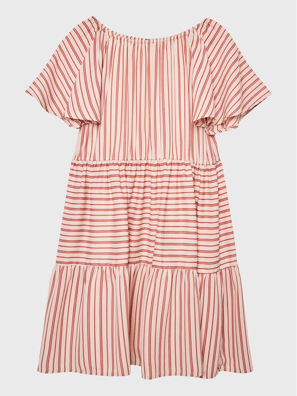 United Colors Of Benetton United Colors Of Benetton Лятна рокля 4UCTCV014 Розов Regular Fit